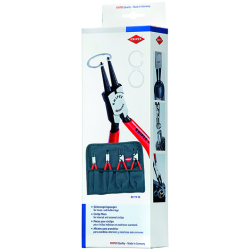 Knipex 00 19 56 Zestaw szczypiec do pierścieni osadczych