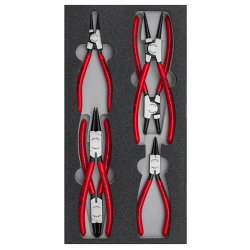 Knipex 00 20 01 V04 Zestaw szczypiec do pierścieni osadczych