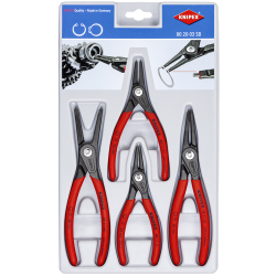 Knipex 00 20 03 SB Zestaw precyzyjnych szczypiec do pierścieni osadczych
