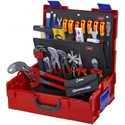 Knipex 00 21 19 LB S KNIPEX L-BOXX® dla monterów instalacji sanitarnych 52-częściowy