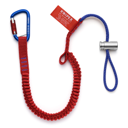 Knipex 00 50 12 T BK Linka zabezpieczająca z karabińczykiem