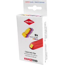 Knipex 00 61 10 C V01 Klipsy ColorCode mix kolorów 1 (10 sztuk)
