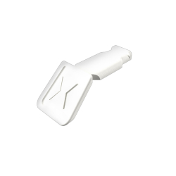 Knipex 00 61 10 CW Klipsy ColorCode białe (10 sztuk)