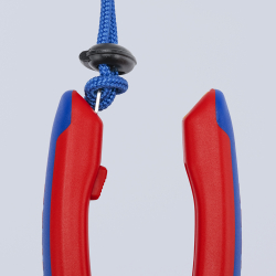 Knipex 00 62 10 TR Klipsy TetheredTool czerwone (10 sztuk)