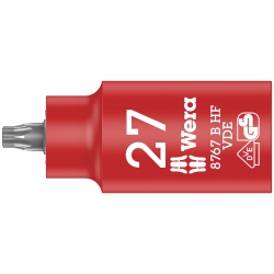 Wera 8767 B VDE HF TORX® Klucz nasadowy Zyklop 3/8" z funkcją przytrzymywania TX 27x55.0