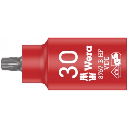 Wera 8767 B VDE HF TORX® Klucz nasadowy Zyklop 3/8" z funkcją przytrzymywania TX 30x55.0