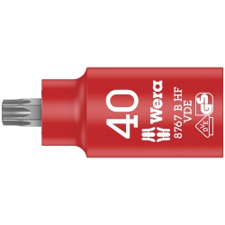 Wera 8767 B VDE HF TORX® Klucz nasadowy Zyklop 3/8" z funkcją przytrzymywania TX 40x55.0