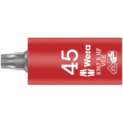 Wera 8767 B VDE HF TORX® Klucz nasadowy Zyklop 3/8" z funkcją przytrzymywania TX 45x59.0