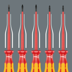 Wera 006480 Zestaw wkrętaków 160 iS/7 Kraftform Seria 100