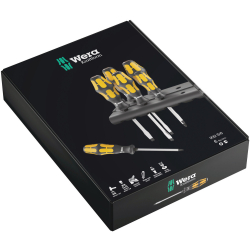 Wera 018283 Zestaw wkrętaków 932 S/6 Kraftform do pobijania + wieszak
