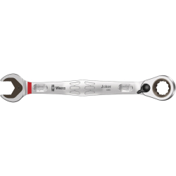 Wera 020072 Klucz płasko-oczkowy 6001 z grzechotką Joker 17x225