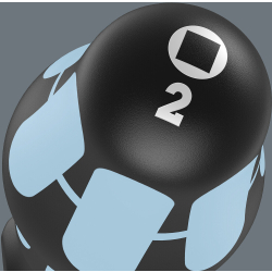 Wera 032070 Wkrętak do gniazd czworokątnych ze stali nierdzewnej # 1x80