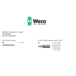 Wera 057909 Bit-Safe 61 Universal 4