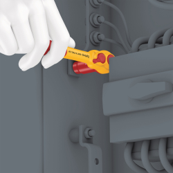 Wera 150116 Wkładka piankowa 9726 zestaw z grzechotką Zyklop VDE 8007 B, Set 1, 3/8