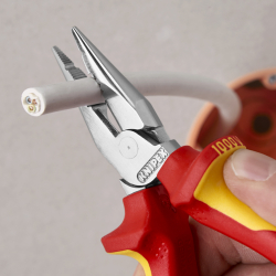 Knipex 08 26 145 Szczypce uniwersalne z ostro zakończonymi szczękami VDE