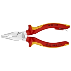 Knipex 08 26 145 T Szczypce uniwersalne z ostro zakończonymi szczękami VDE