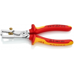 Knipex 13 66 180 StriX Szczypce do usuwania izolacji z nożycami do kabli VDE