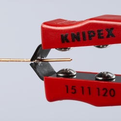 Knipex 15 11 120 Pęseta do usuwania lakieru z żył przewodów