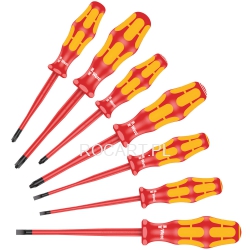 Wera 160 iSS/7 Zestaw wkrętaków Kraftform Seria 100, ze zredukowaną średnicą trzpienia i rękojeści