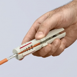 Knipex 16 65 125 SB Narzędzie do ściągania izolacji z kabli teleinformatycznych