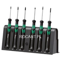 Wera 2050/6 Zestaw wkrętaków precyzyjnych + stojak