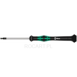 Wera 2052 Wkrętak sześciokątny z kulką, precyzyjny 1/8''x60