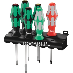 Wera 334/368/6 Zestaw wkrętakow + wieszak