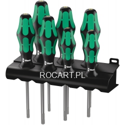 Wera 367/7 TORX HF Zestaw wkrętakow Kraftform z funkcją przytrzymywania + wieszak