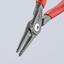 Knipex 48 11 J1 Precyzyjne szczypce do pierścieni osadczych sprężynujących