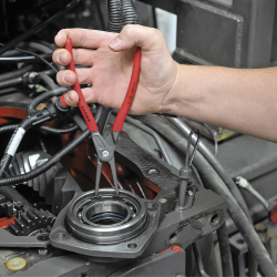 Knipex 48 11 J3 Precyzyjne szczypce do pierścieni osadczych sprężynujących