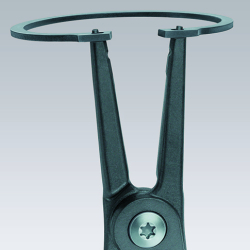 Knipex 49 11 A2 Precyzyjne szczypce do pierścieni osadczych sprężynujących