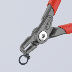 Knipex 49 21 A01 Precyzyjne szczypce do pierścieni osadczych sprężynujących