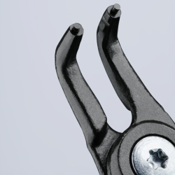 Knipex 49 41 A11 Precyzyjne szczypce do pierścieni osadczych sprężynujących