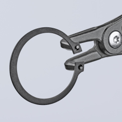 Knipex 49 41 A21 Precyzyjne szczypce do pierścieni osadczych sprężynujących