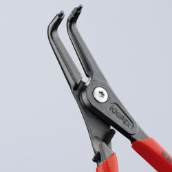 Knipex 49 41 A31 Precyzyjne szczypce do pierścieni osadczych sprężynujących