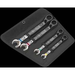 Wera 6001 Joker Switch 4 Set 1 Zestaw kluczy płasko-oczkowych z grzechotką