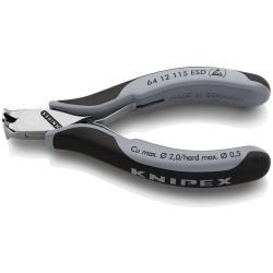 Knipex 64 12 115 ESD Szczypce tnące czołowe dla elektroników