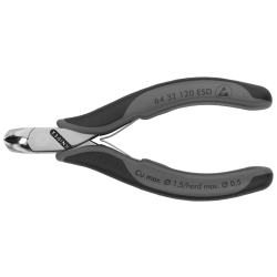 Knipex 64 32 120 ESD Szczypce tnące czołowe ESD dla elektroników