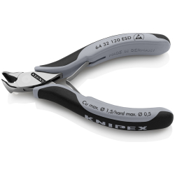 Knipex 64 32 120 ESD Szczypce tnące czołowe ESD dla elektroników