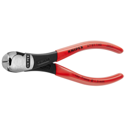 Knipex 67 01 140 Szczypce tnące czołowe o zwiększonym przełożeniu
