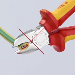 Knipex 70 06 180 T Szczypce tnące boczne VDE