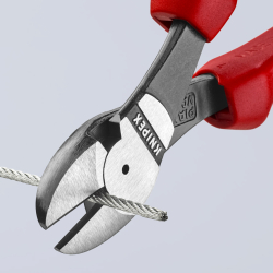 Knipex 74 02 180 Szczypce tnące boczne o zwiększonym przełożeniu