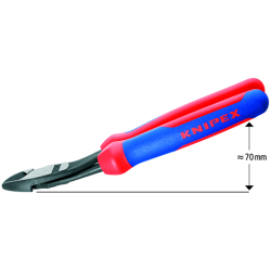Knipex 74 22 200 Szczypce tnące boczne o zwiększonym przełożeniu