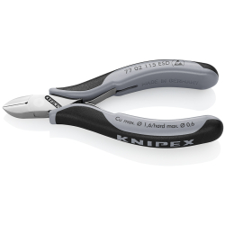 Knipex 77 02 115 ESD Szczypce tnące boczne dla elektroników