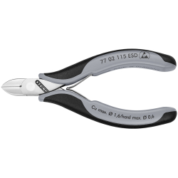 Knipex 77 02 115 ESD Szczypce tnące boczne dla elektroników
