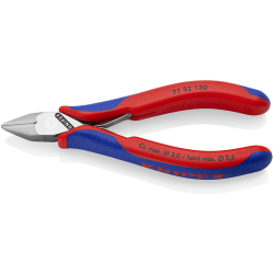 Knipex 77 32 130 Szczypce tnące boczne dla elektroników ze złączem wsuwkowym
