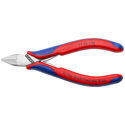 Knipex 77 32 130 Szczypce tnące boczne dla elektroników ze złączem wsuwkowym