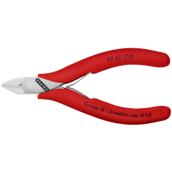 Knipex 77 41 115 Szczypce tnące boczne dla elektroników ze złączem wsuwkowym