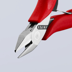 Knipex 77 41 115 Szczypce tnące boczne dla elektroników ze złączem wsuwkowym