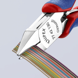 Knipex 77 42 130 Szczypce tnące boczne dla elektroników